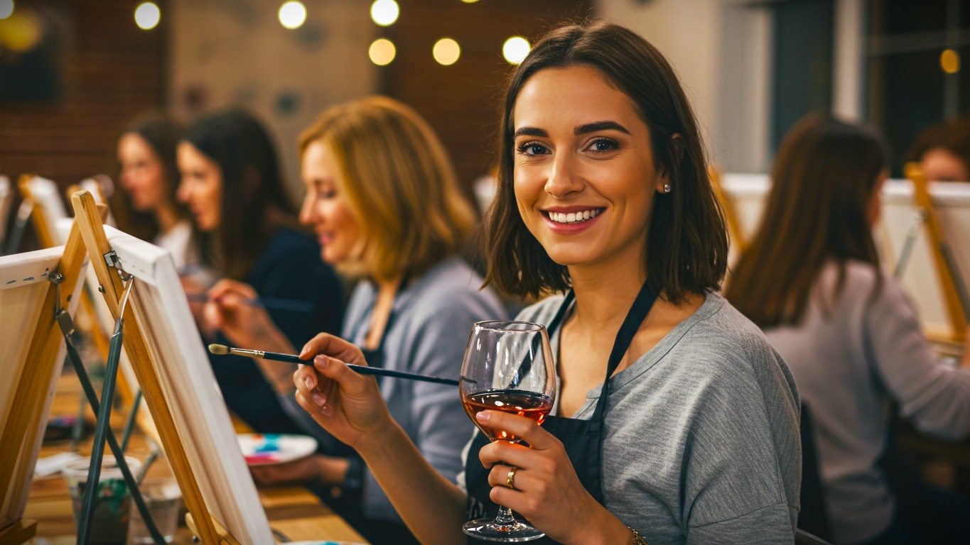 Paint & Wine Workshop in Stockholm - Stockholm, Gothenburg, Malmö